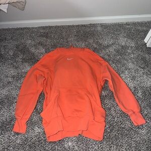 Nike Orange Pullover Sweatshirt
